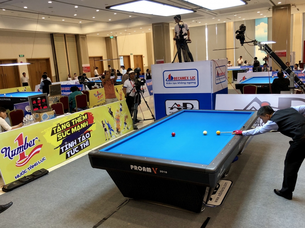 Giải Billiards Carom 3 băng quốc tế Bình Dương tranh cúp Becamex IJC- Number1