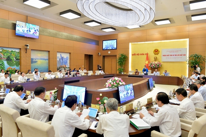 Khai mạc phiên chất vấn 15 Bộ trưởng, trưởng ngành khai mac phien chat van 15 bo truong truong nganh