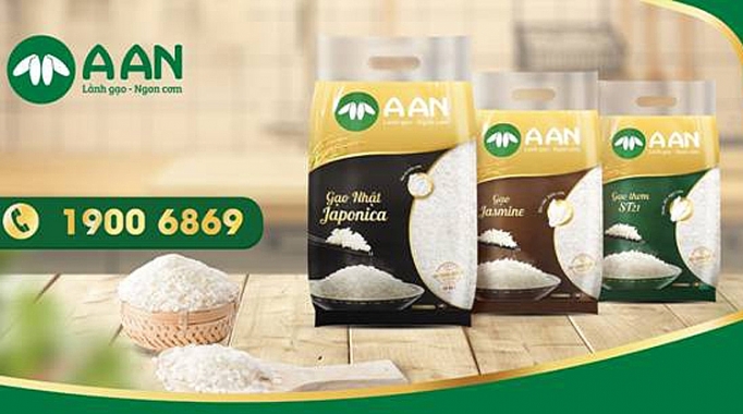 Chuỗi sản phẩm gạo sạch thương hiệu A AN ra mắt thị trường nội địa chuoi san pham gao sach thuong hieu a an ra mat thi truong noi dia