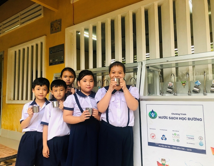 Giải bài toán khó về nước sạch học đường tại Bến Tre giai bai toan kho ve nuoc sach hoc duong tai ben tre