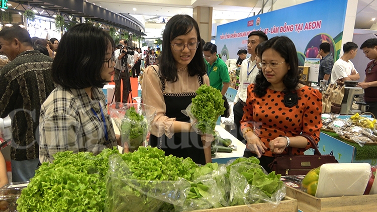 Đặc sản Đà Lạt "đổ bộ" vào chuỗi kinh doanh của siêu thị Aeon dac san da lat do bo vao chuoi kinh doanh cua sieu thi aeon