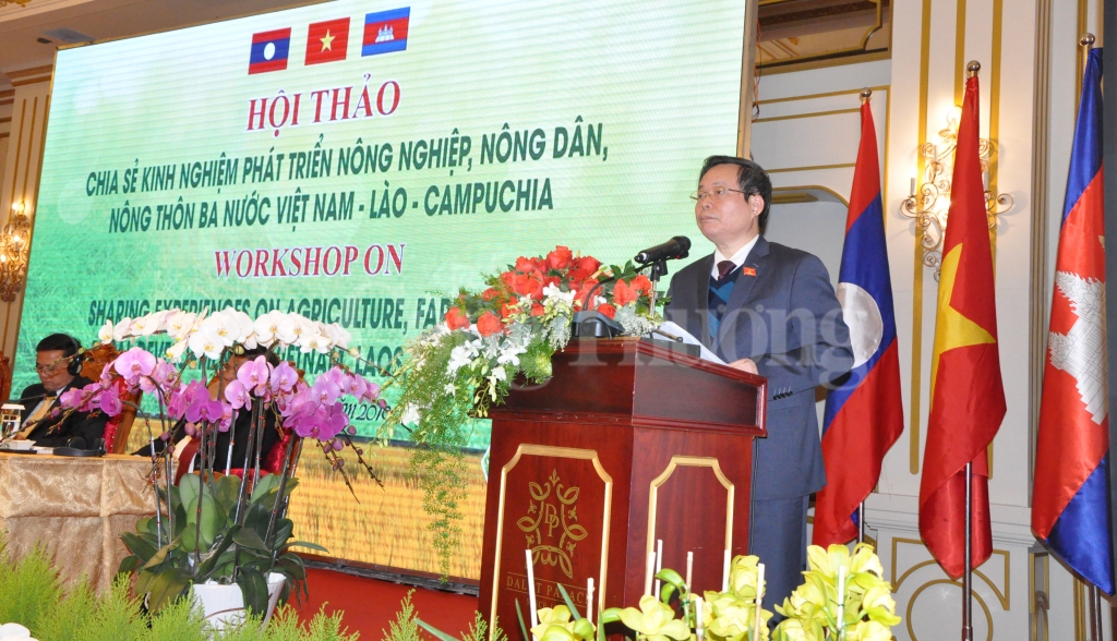 Thúc đẩy sản xuất nông nghiệp 3 nước Đông Dương thuc day moi quan he huu nghi hop tac ve san xuat nong nghiep 3 nuoc dong duong
