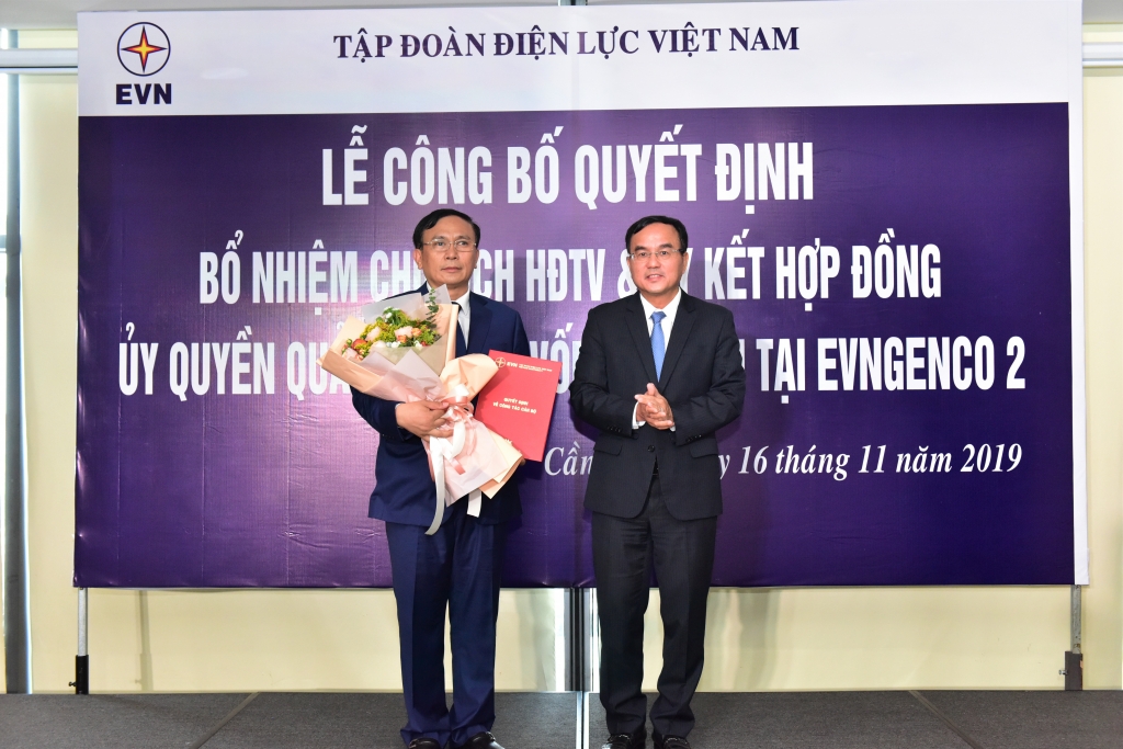 Tổng công ty Phát điện 2 có lãnh đạo mới tong cong ty phat dien 2 co lanh dao moi