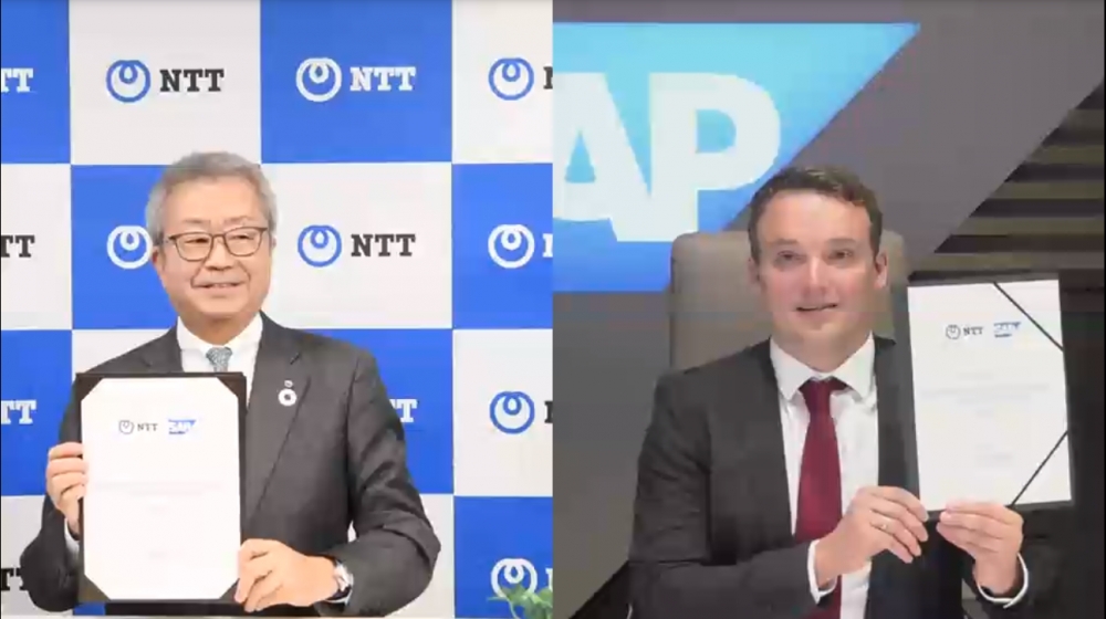ntt va sap day manh hop tac chien luoc tren pham vi toan cau