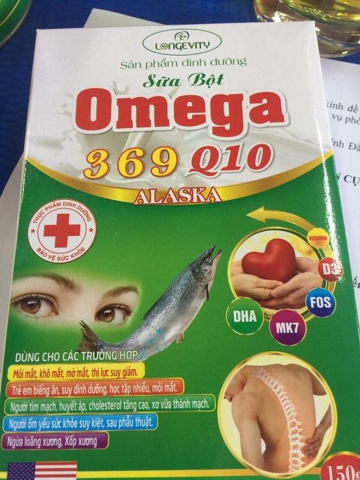 Thu giữ hơn 5.000 hộp sữa bột Omega 369 Q10 Alaska không đạt chuẩn thu giu hon 5000 hop sua bot omega 369 q10 alaska khong dat chuan