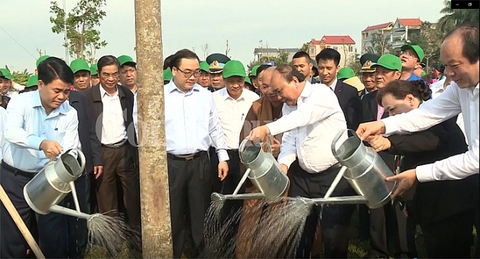 Thủ tướng phát động Tết trồng cây đời đời nhớ ơn Bác Hồ thu tuong phat dong tet trong cay doi doi nho on bac ho