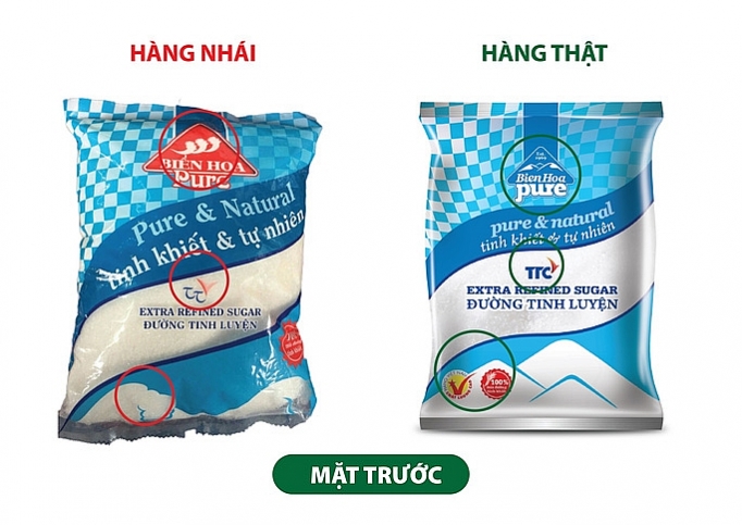 Báo động tình trạng nhái sản phẩm Đường Biên Hoà bao dong tinh trang nhai san pham duong bien hoa