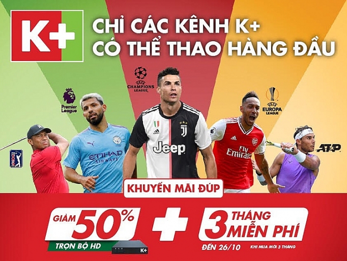Xem các kênh hàng đầu trên K+ với ưu đãi đúp xem cac kenh hang dau tren k voi uu dai dup
