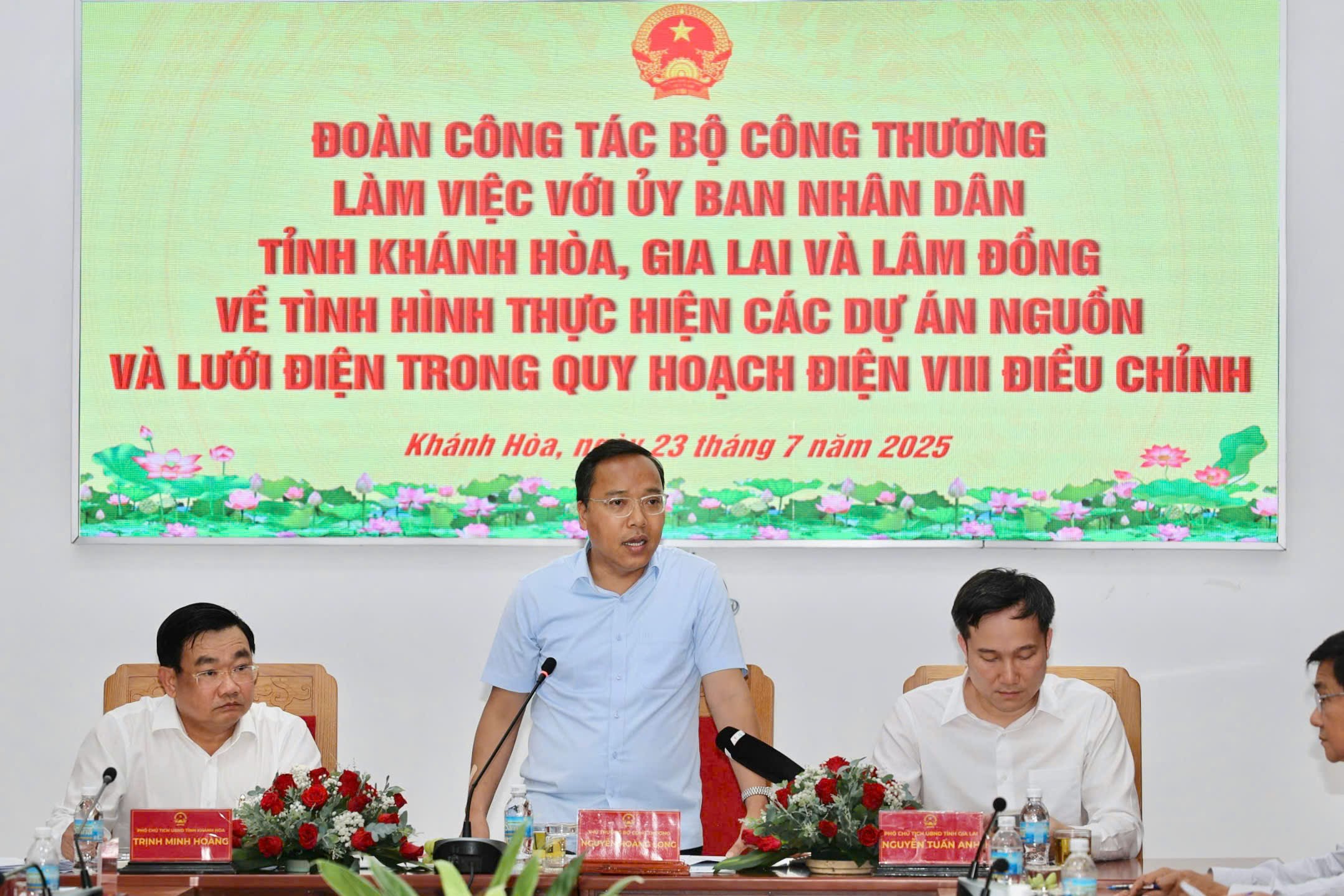 Thứ trưởng Nguyễn Hoàng Long Ok88vip tỷ lệ kèo World Cup 2026 với 3 tỉnh Khánh Hòa, Lâm Đồng, Gia Lai 