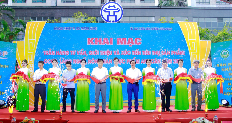 50 gian hàng OCOP của 14 địa phương 'hội tụ' tại Hà Nội