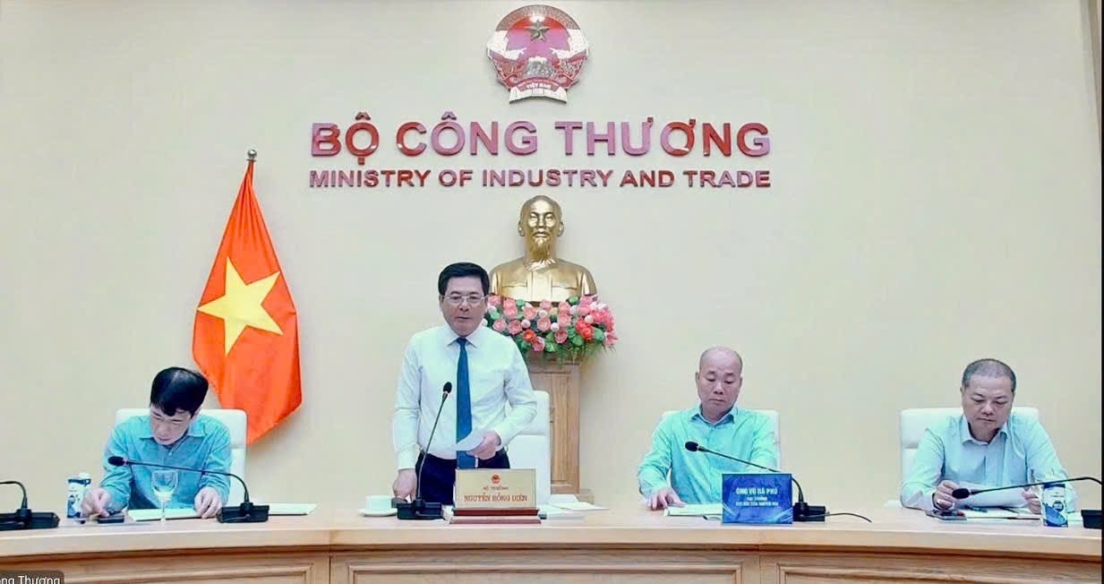 Bộ trưởng Nguyễn Hồng Diên chủ trì Okvip69 Đăng ký cá cược. Ảnh: Cấn Dũng