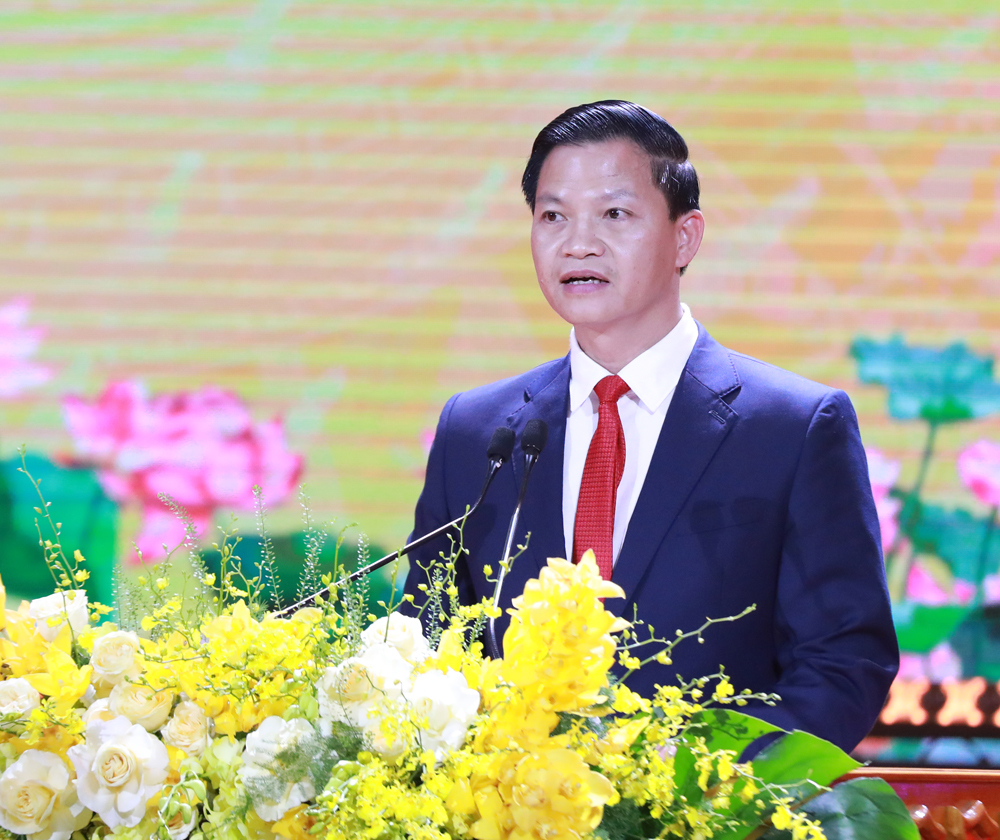 Đồng chí Vương Quốc Tuấn phát biểu khai mạc Okvip69.com bán cá nổ hủ