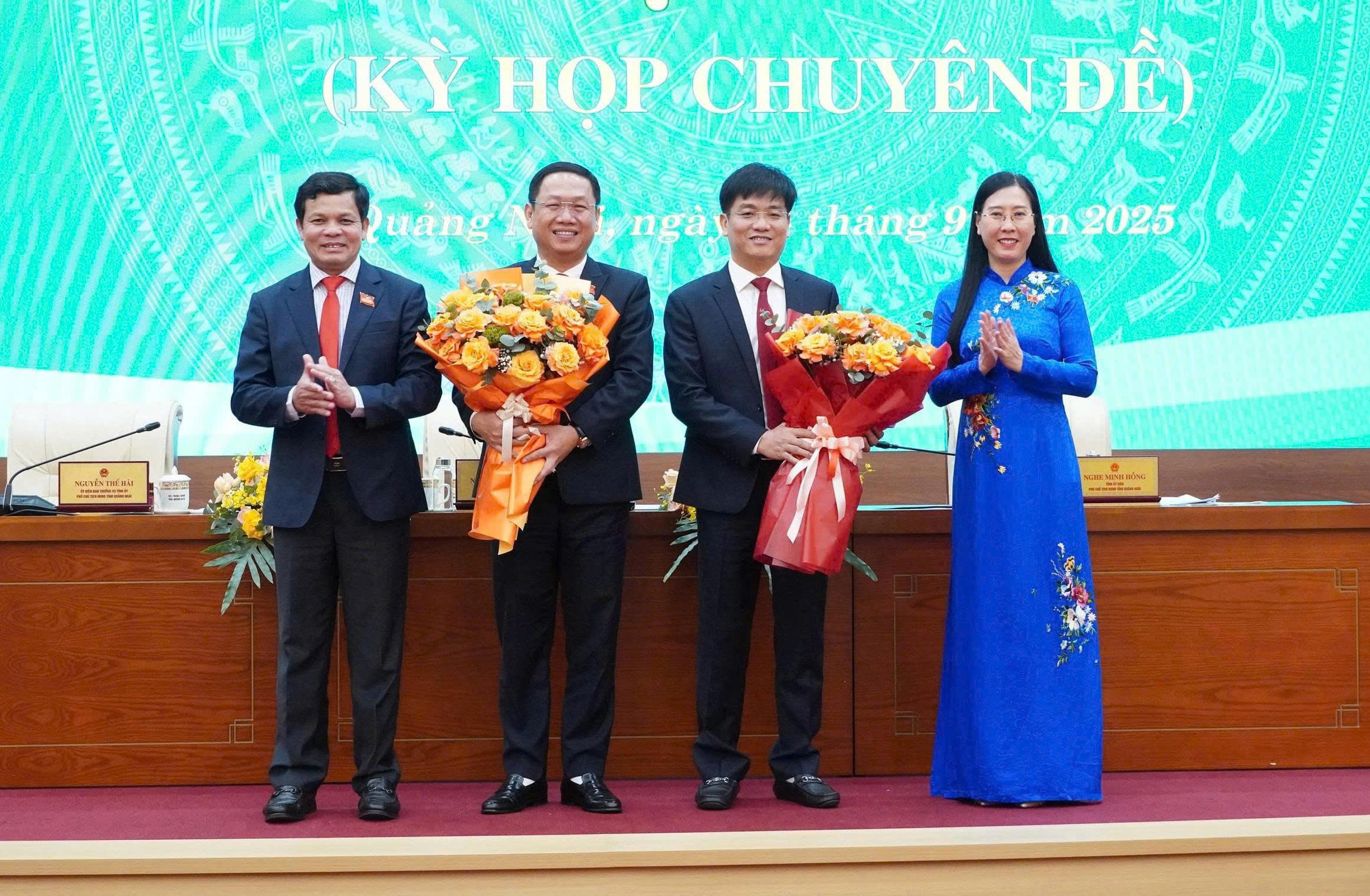 Quảng Ngãi có 2 tân Phó Chủ tịch UBND tỉnh