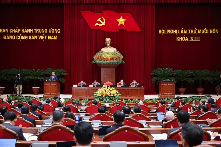 Phiên Khai mạc Okvip69 Đăng ký cá cược lần thứ 14 Ban Chấp hành Trung ương Đảng khóa XIII ngày 5/11 tại Thủ đô Hà Nội- Ảnh: VGP/Nhật Bắc