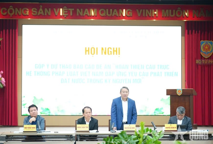 Bộ trưởng Bộ Tư pháp Nguyễn Hải Ninh kết luận Okvip69 Đăng ký cá cược. Ảnh: Báo QĐND.