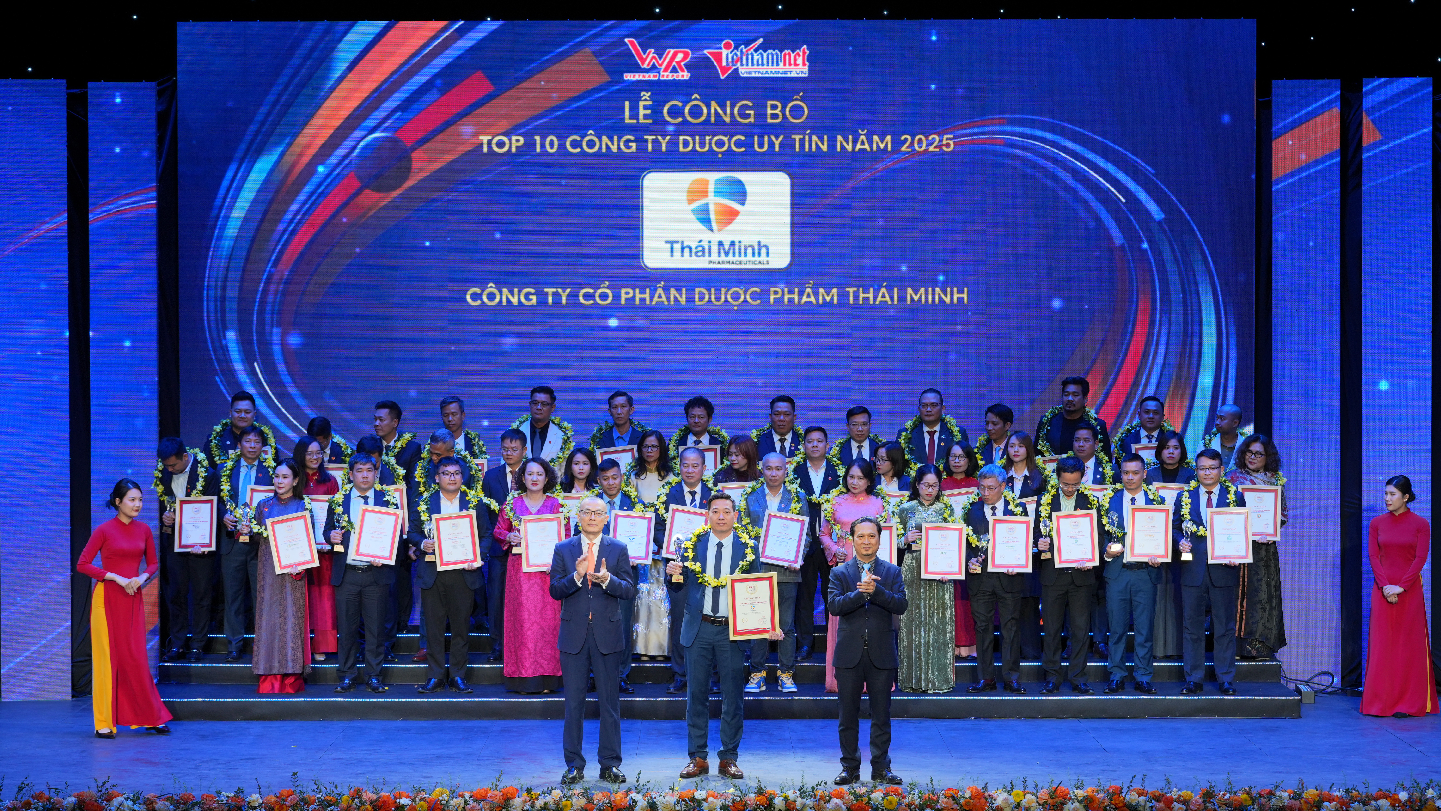 Dược phẩm Thái Minh được vinh danh trong Top 10 Công ty Dược uy tín 2025