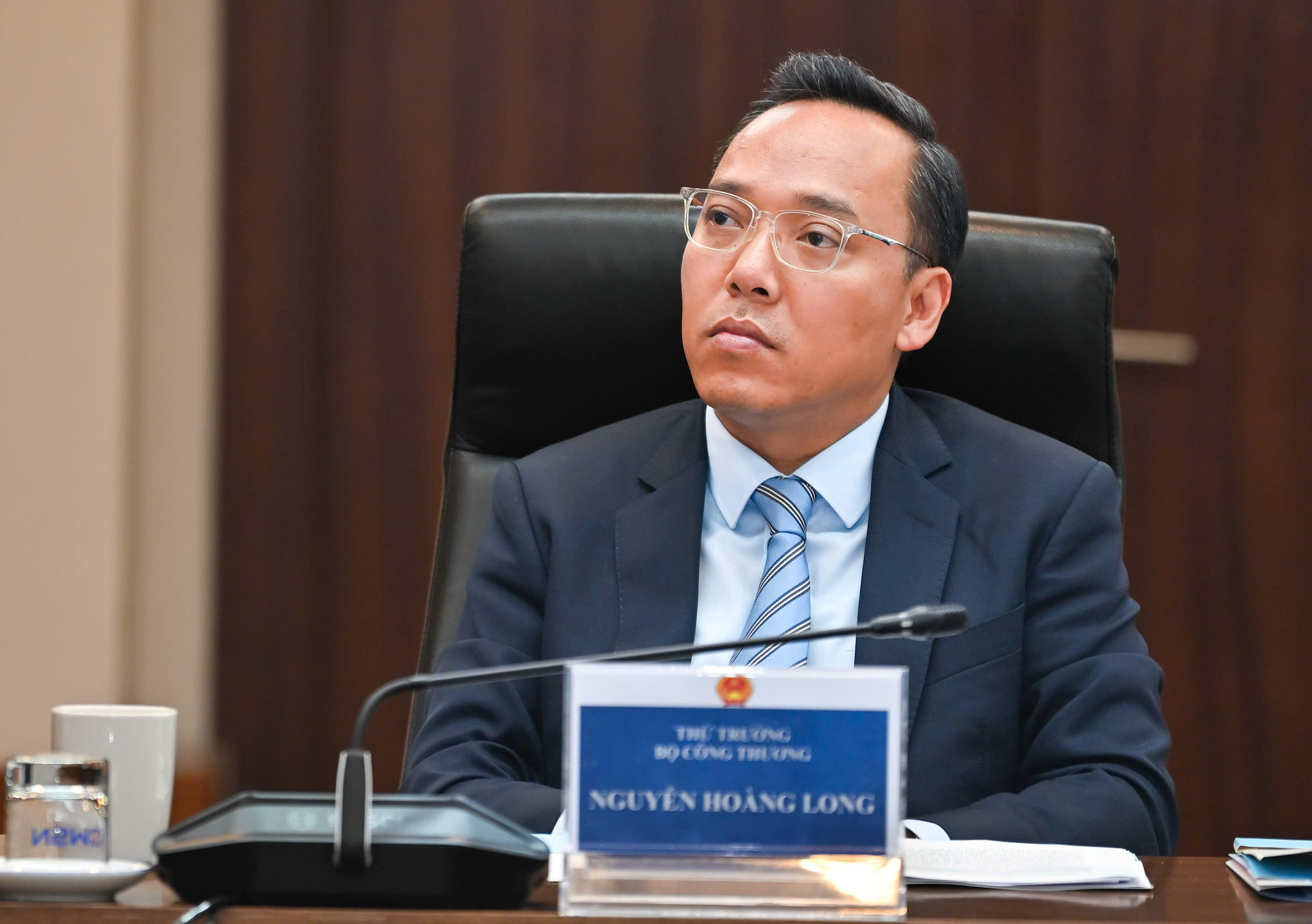 Thứ trưởng Nguyễn Hoàng Long phát biểu chỉ đạo tại buổi Ok88vip tỷ lệ kèo World Cup 2026. Ảnh: Nam Nguyễn