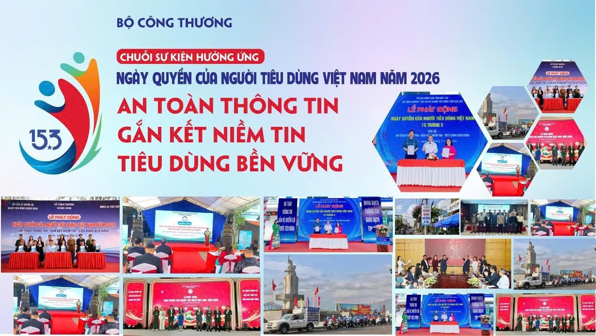 Lễ phát động quốc gia và chuỗi hoạt động hưởng ứng Ngày Quyền của Người tiêu dùng Việt Nam năm 2026 sẽ diễn ra từ 27-29/3 tại Khánh Hòa. Ảnh: BTC