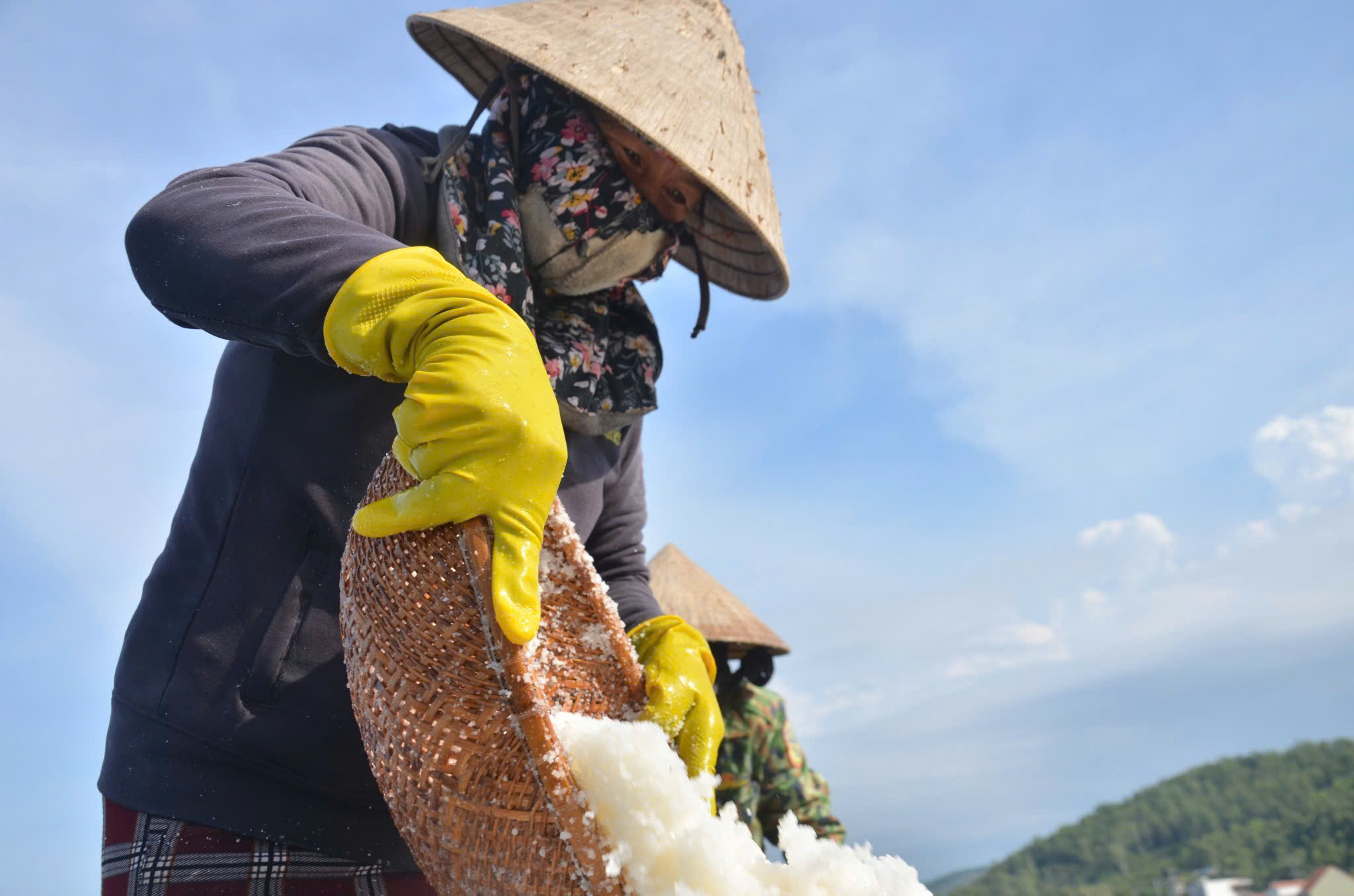 Quảng Ngãi: Giá muối tăng kỷ lục, diêm dân Sa Huỳnh phấn khởi
