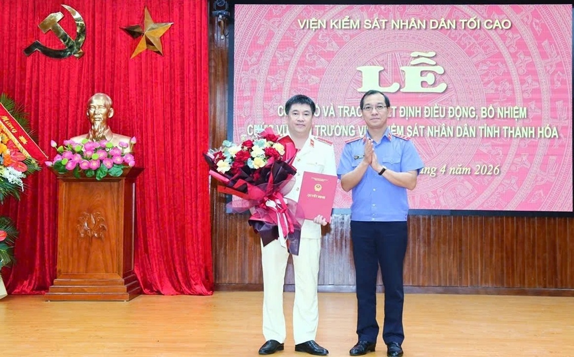 Ông Nguyễn Tiến Dũng giữ chức Viện trưởng Viện kiểm sát nhân dân tỉnh Thanh Hóa