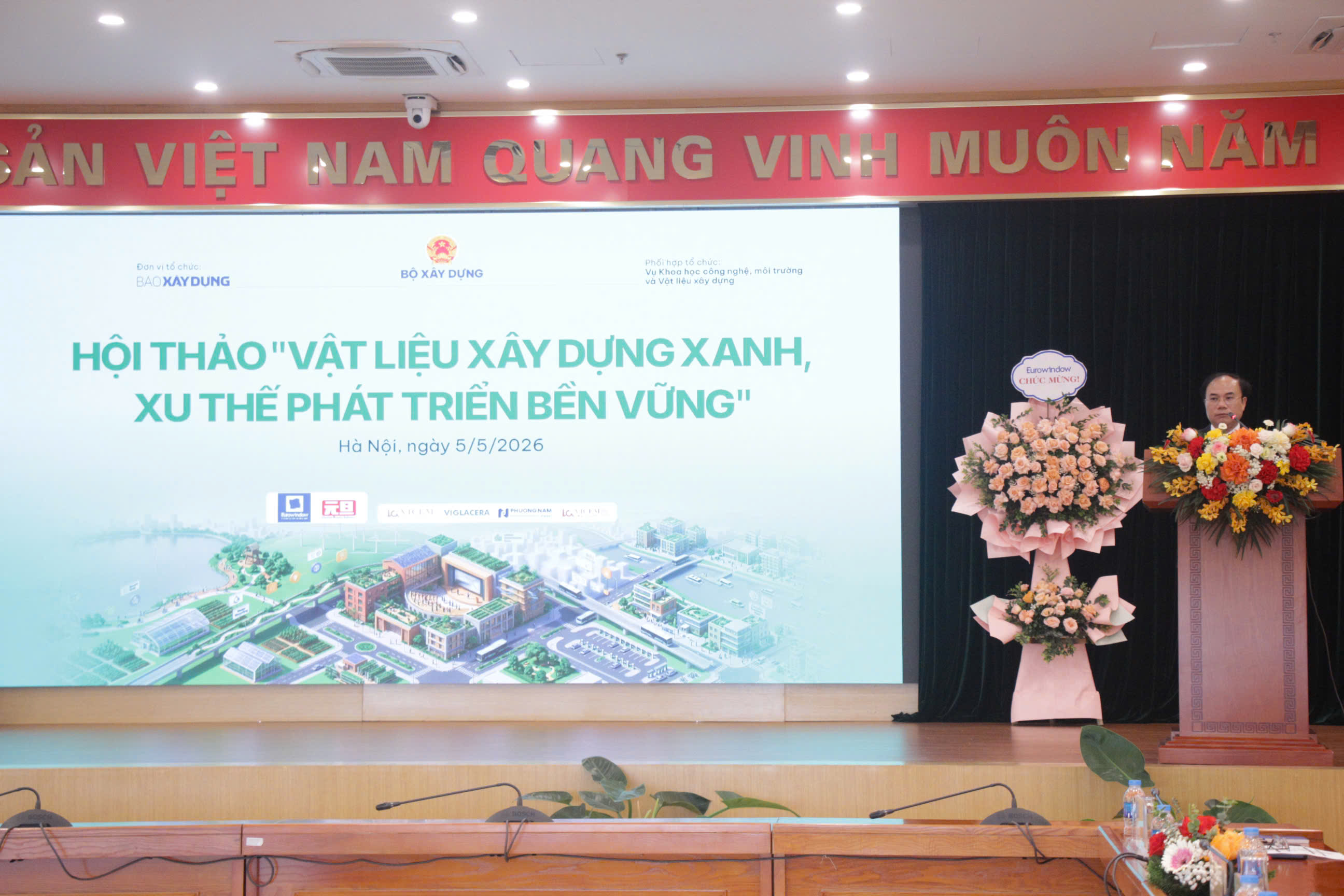 Thúc đẩy vật liệu xây dựng xanh để phát triển bền vững