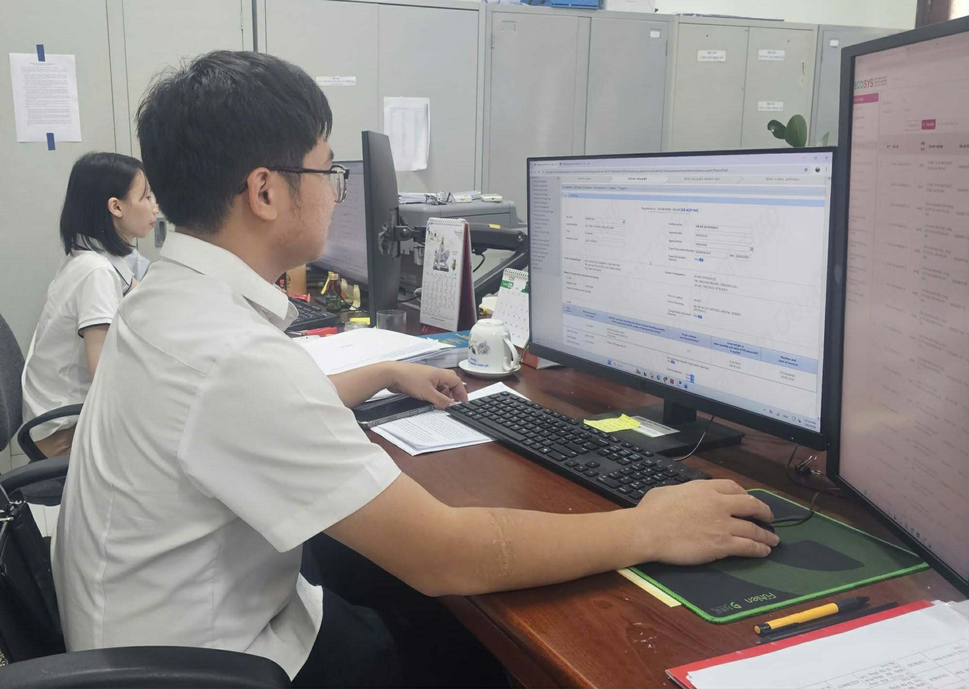 Bộ phận tiếp nhận thủ tục cấp C/O điện tử của Sở Okvip tại về Bắc Ninh .
