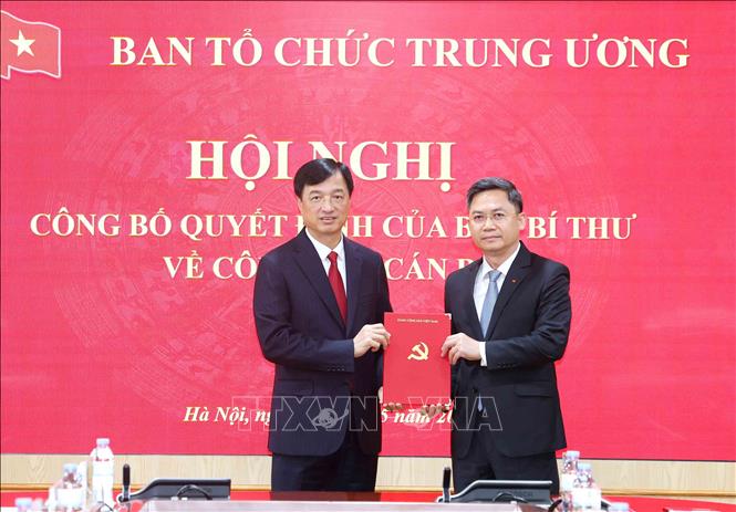 Ông Hà Minh Hải giữ chức Phó Trưởng Ban Tổ chức Trung ương