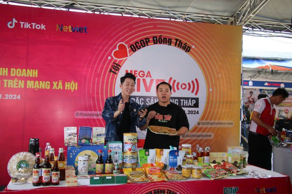Đồng Tháp: Mở rộng đầu ra cho sản phẩm OCOP qua thương mại điện tử