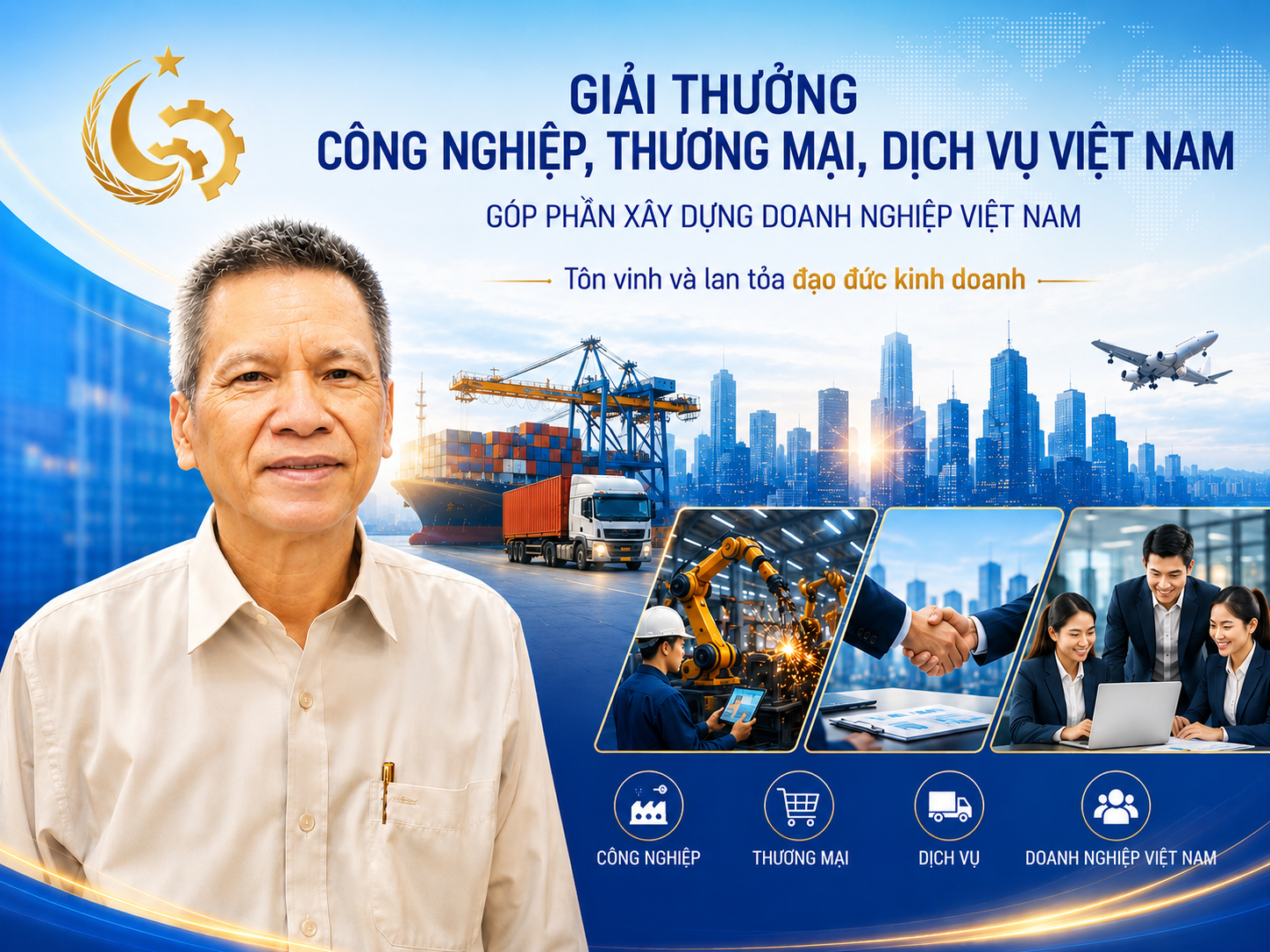 Ông Ngô Khắc Lễ - Phó Tổng Thư ký Hiệp hội Okvip tại về Dịch vụ Logistics Việt Nam (VLA)