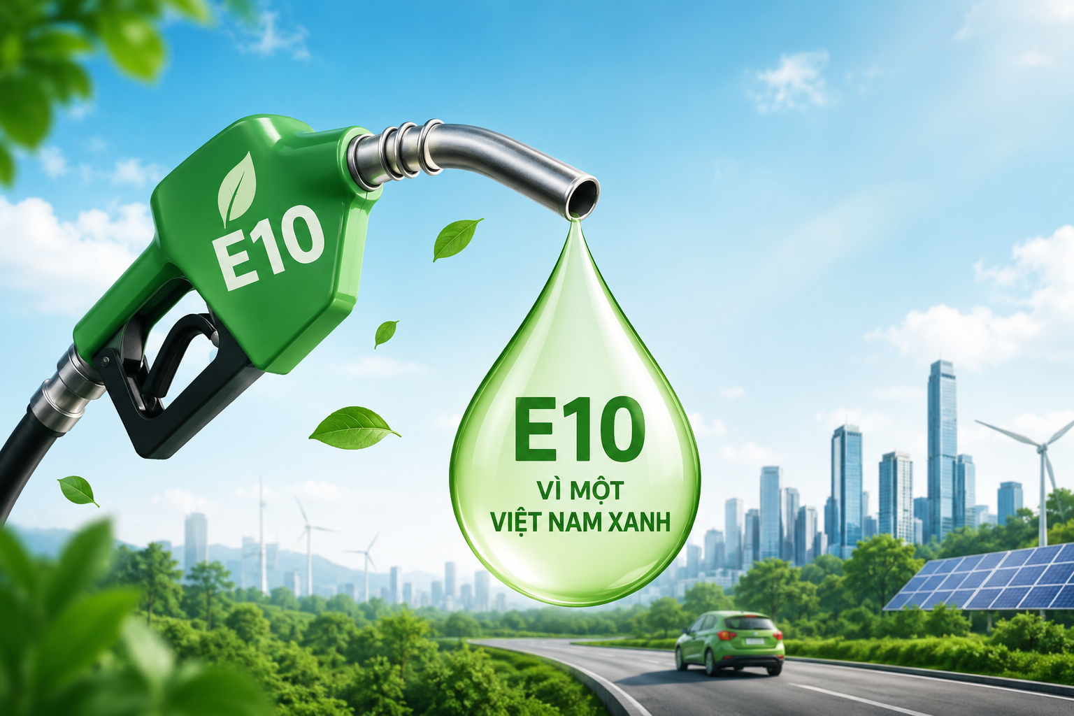 Vì một Việt Nam xanh: Xăng E10 và bước chuyển đổi xanh trong mô hình tăng trưởng 