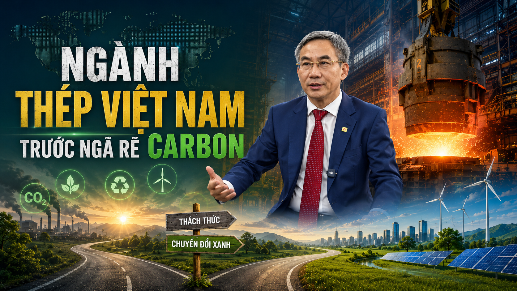 Ngành thép trước ngã rẽ carbon